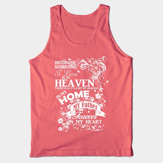 Best Daughter Design | Father Is My Heaven Tank Top by POD Anytime